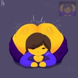 brown_hair_emoji, emoji_(race), giygal, ass, big_ass