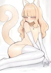 original, stefvanian, 1boy, animal_ears, blonde_hair