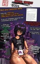 black_lives_matter, kaf3art, balls_torture, ballsack, bedroom