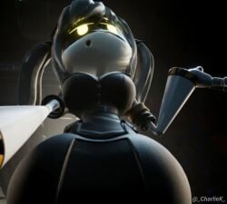j_(murder_drones), glitch_productions, murder_drones, business_suit, female_only