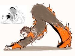 flambae, dispatch_(game), ironicorange, ass, big_ass