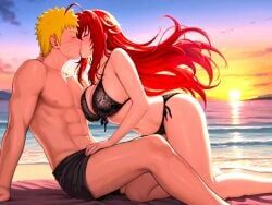 rias_gremory, uzumaki_naruto, high_school_dxd, naruto_(series), naruto_shippuden