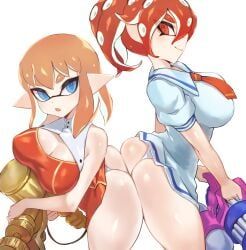 inkling, inkling_girl, octoling, octoling_girl, nintendo