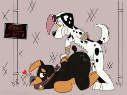 roxy_(101_dalmatians), 101_dalmatian_street, 101_dalmatians, disney, slightlyarousedguy