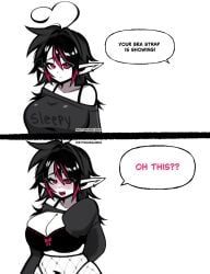sleepy_(mistysnugglebug), mistysnugglebug, big_breasts, big_tits, bra_strap_is_showing_(meme)