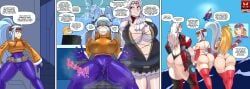 ashe_(megaman_zx), cara_cromwell, ciel_(mega_man), prairie, cara_the_blood_lord