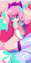 princess_robot_bubblegum_(character), grand_theft_auto_v, princess_robot_bubblegum, rannsfw, pink_hair