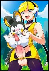 elesa_(pokemon), emolga, pokemon_(species), pokemon, slopmaster22