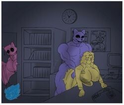 catnap_(poppy_playtime), picky_piggy_(poppy_playtime), rabie_baby_(poppy_playtime), mob_entertainment, nightmare_critters