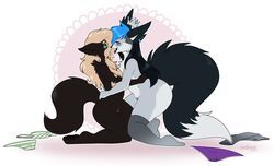 andogg, <3_eyes, anthro, barely_visible_genitalia, black_hair