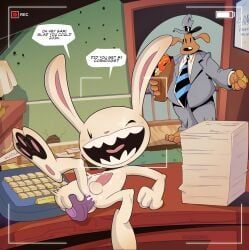 max_(sam_and_max), sam_(sam_and_max), samuel_dog, sam_and_max, clowndevil