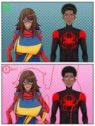 kamala_khan, miles_morales, ms._marvel, ms._marvel_(kamala_khan), marvel