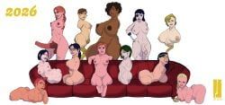 oc, 12girls, afro, amputated_leg, amputee