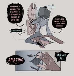 alastor_(hazbin_hotel), vox_(hazbin_hotel), hazbin_hotel, hellaverse, craxkers