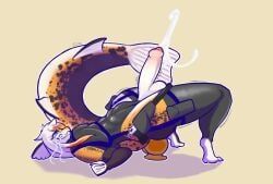 parazyte666, abdominal_bulge, anal, anal_penetration, anthro