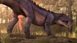 ark_survival_evolved, margevonn, cock, crocodile, dick