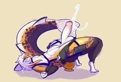 parazyte666, abdominal_bulge, anal, anal_penetration, anthro