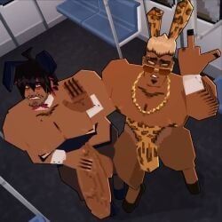 kenji_(cxckparty), kumar_(cxckparty), cxckparty, 2boys, big_cock