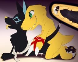 agumon, darkskull, digimon_(species), bandai_namco, digimon