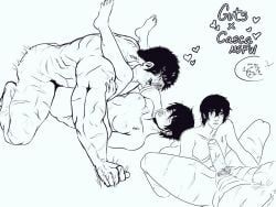 casca, guts_(berserk), berserk, 1boy, 1boy1girl