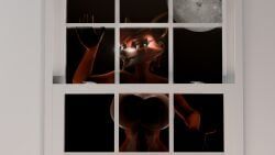 foxy_(fnaf), five_nights_at_freddy's, scottgames, tacopuss, against_surface