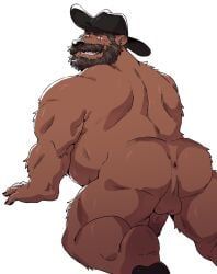 scruffy_(scruffybeast), gamubear, anthro, anus, aroused