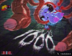 lola_sparkle_(darkinkduck), mistress_triple_m_(darkinkduck), darkinkduck, 1boy, 2girls