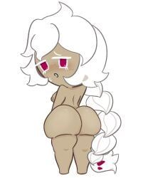 white_lily_cookie, cookie_run, coocoocoocoo, 1girls, ass