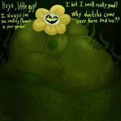 flowey, flowey_(undertale), flowey_the_flower, flowey_with_a_body, undertale
