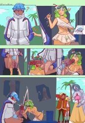 blue_whale_cookie, custard_cookie_iii, gingerbrave, ice_pop_cookie, melon_soda_cookie