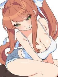 monika_(doki_doki_literature_club), doki_doki_literature_club, skreamyy, 1girls, big_ass