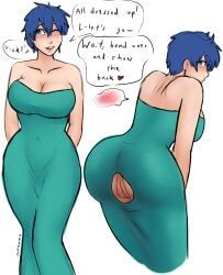 aik_(xxxx52), xxxx52, blue_hair, easy_access, exposed_pussy