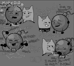 bomby_(bfdi), pillow_(bfdi), battle_for_dream_island, bfdi, object_show