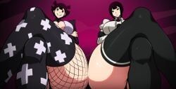jedyne_(mosbles), setena_(mosbles7), mosbles, 2girls, big_breasts