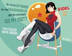 videl, videl_(dragon_ball_super), videl_(short_hair), deviantart, dragon_ball