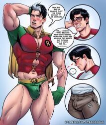 clark_kent, clark_kent_(superboy_prime), jason_todd, red_hood_(dc), robin_(dc)