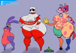 gangle_(feitadenectar), gangle_(the_amazing_digital_circus), jax_(the_amazing_digital_circus), zooble_(episode_1), zooble_(the_amazing_digital_circus)