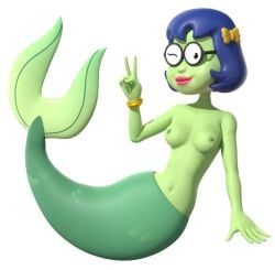 princess_mindy, nickelodeon, spongebob_squarepants, fawful69, blue_hair