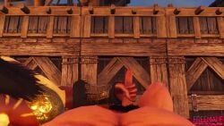 conan_exiles, freemale, 1boy, 1girls, african_female