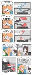 tina_(tonytoran), tony_(tonytoran), tonytoran, anthro, blue_clothing