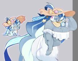 blue_whale_cookie, cookie_run, cookie_run_ovenbreak, jackting_off, 1girls