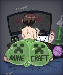 creeper, creeper_(minecraft), original_character, minecraft, booba_(artist)