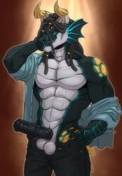 kane_(metgross), mythology, delightful_shiny_pie, abs, animal_genitalia