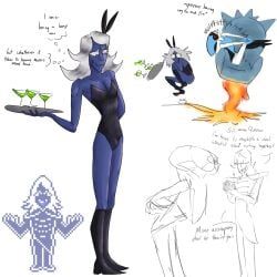 queen_(deltarune), rouxls_kaard, deltarune, toby_fox, toby_fox_(copyright)