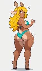 noelle_holiday, noelle_holiday_(light_world_form), deltarune, animal_nose, anthro