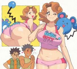 brock_(pokemon), lola_(pokemon), marill, mizuho_(pokemon), pokemon