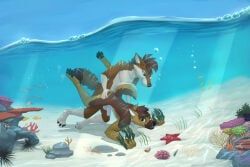 dishka, air_bubble, anal, anthro, aquaphilia
