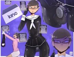 original_character, original, elsimain, 1boy, accident