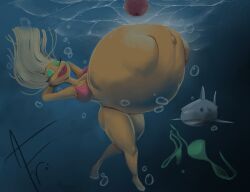 janice, jaws_(film), muppets, afraart, 1girl