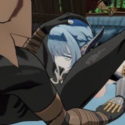 hilichurls_(species), ineffa_(genshin_impact), genshin_impact, aisloppytoppy, blowjob